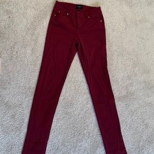 Mid rise skinny jeans
